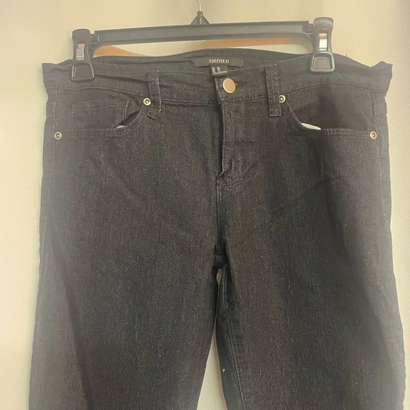 Forever 21 black jeans. Size 28 - Picture 3 of 4